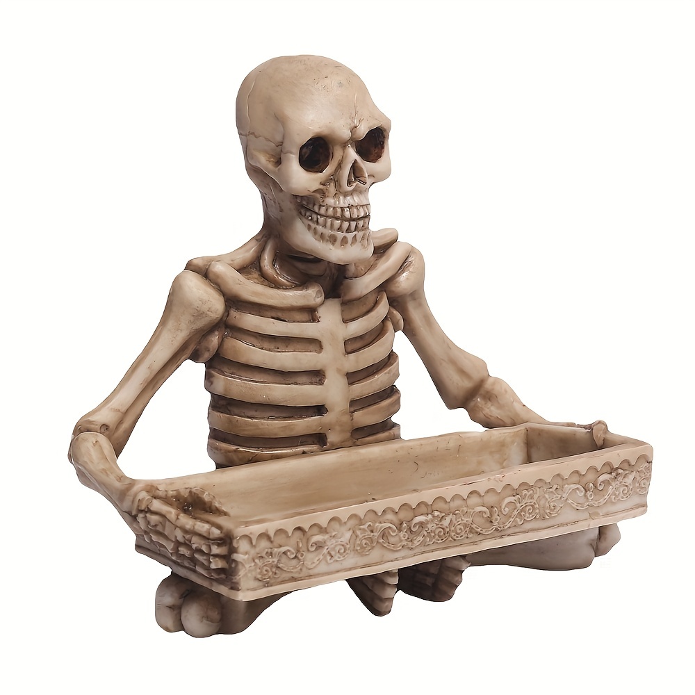 Skull Slot Storage Tray - Square Design
